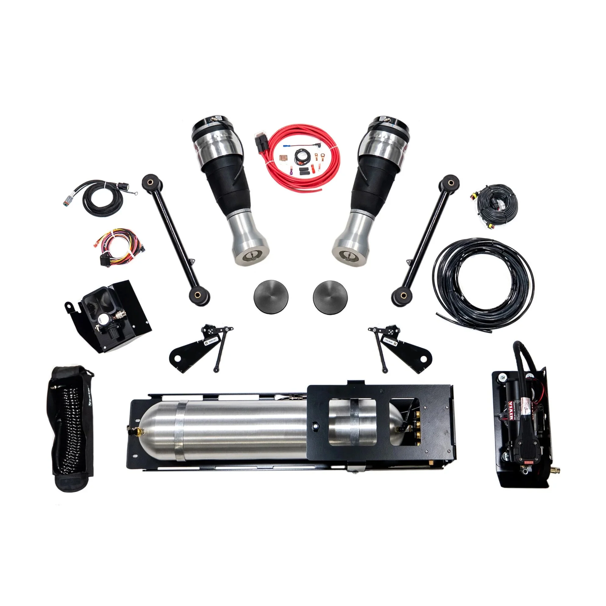 AccuAir AA-4408 Rear Air Conversion Towing Kit for 20-25 Jeep Gladiator JT with 2-4" Lift