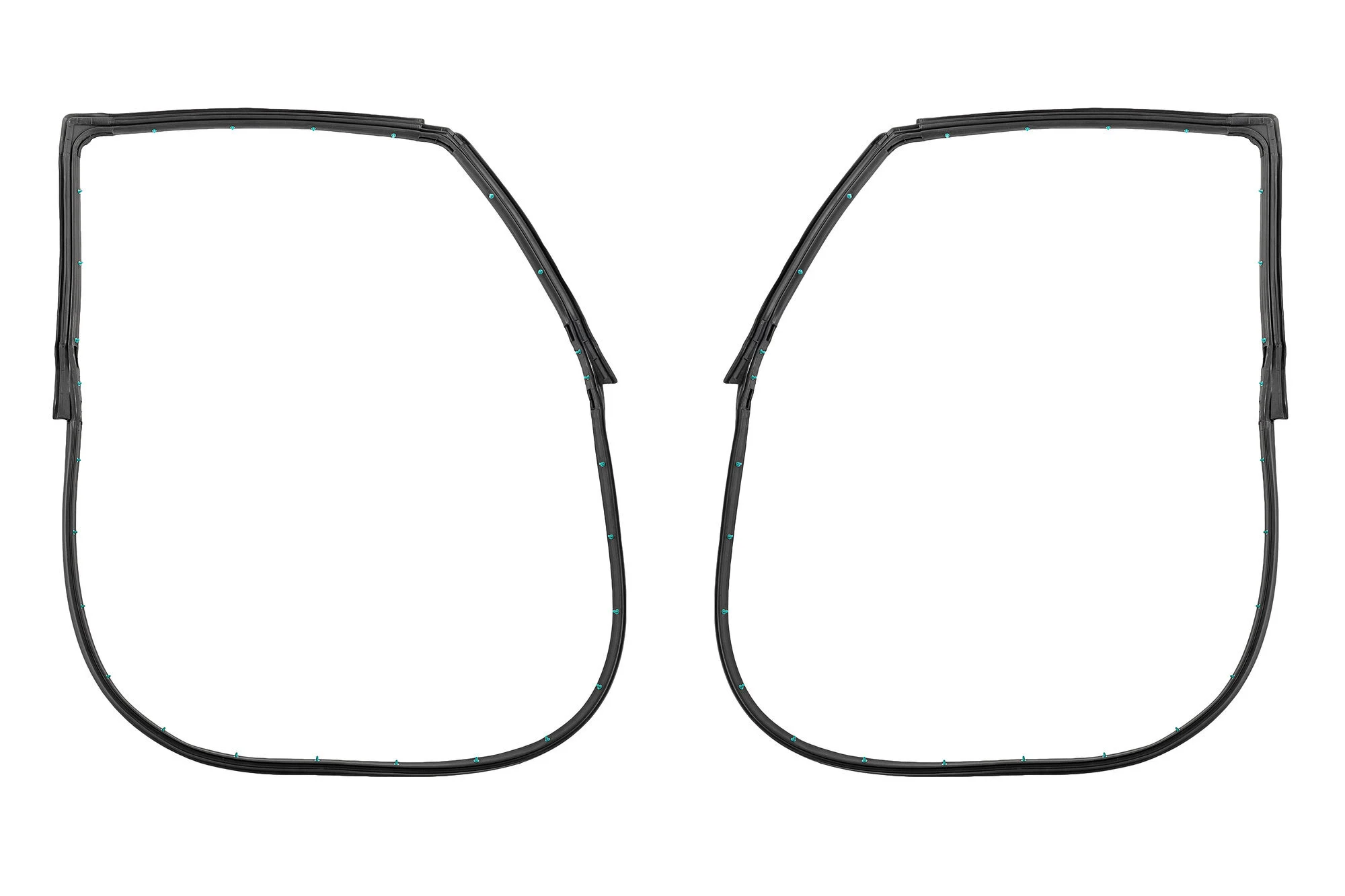 AccuPart  Door Seals for 07-18 Jeep Wrangler JK  - Rear Pair for 07-18 Jeep Wrangler JK
