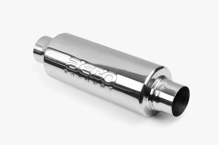 Aero Exhaust AR Series Resonator; 10-Inch Overall; 2.25-Inch Inlet and Outlet (Universal; Some Adaptation May Be Required)