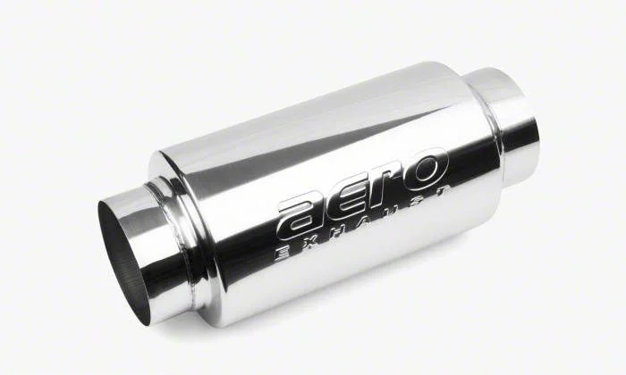 Aero Exhaust AR Series Resonator; 10-Inch Overall; 4-Inch Inlet and Outlet (Universal; Some Adaptation May Be Required)