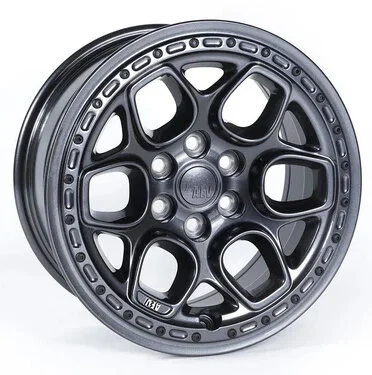AEV 28401103AA Crestone DualSport Onyx Wheel for 16-23 Toyota Tacoma