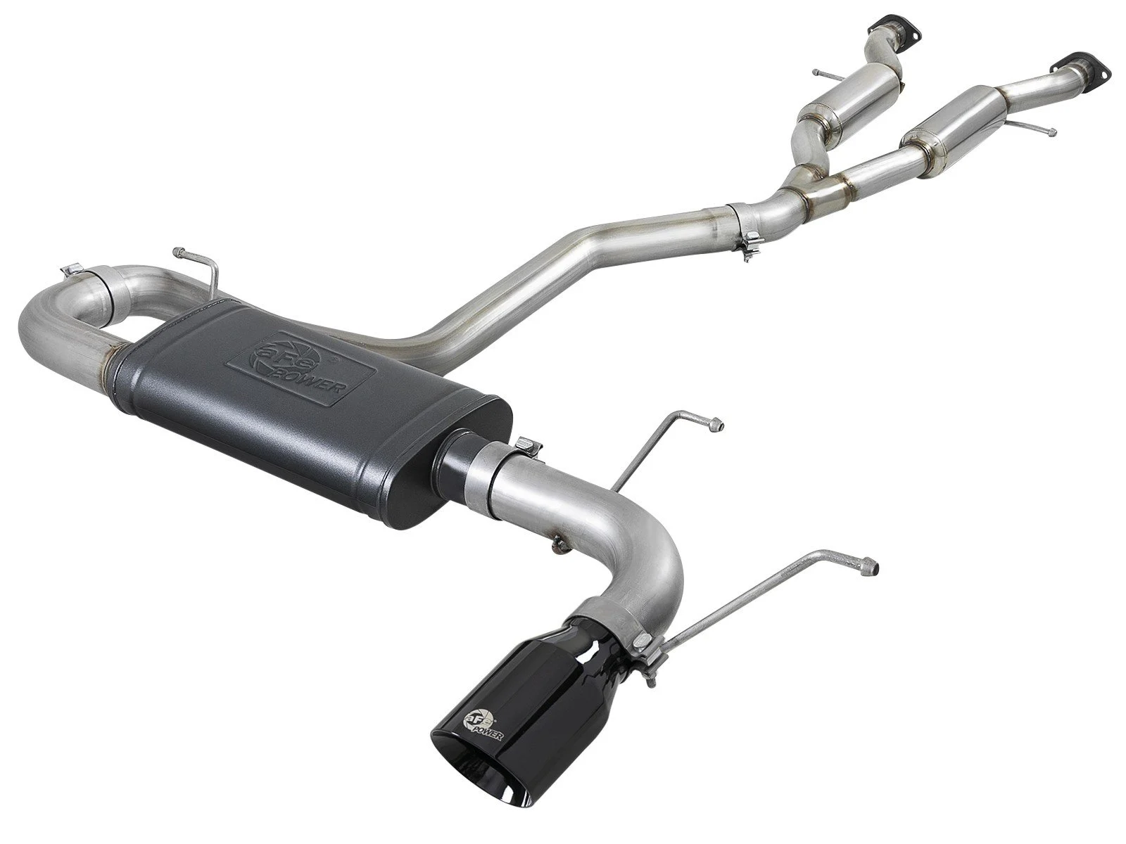 aFe Power  Mach Force XP 304 Stainless Steel Cat-Back Exhaust for 14-19 Jeep Grand Cherokee WK2 with 3.6L V6