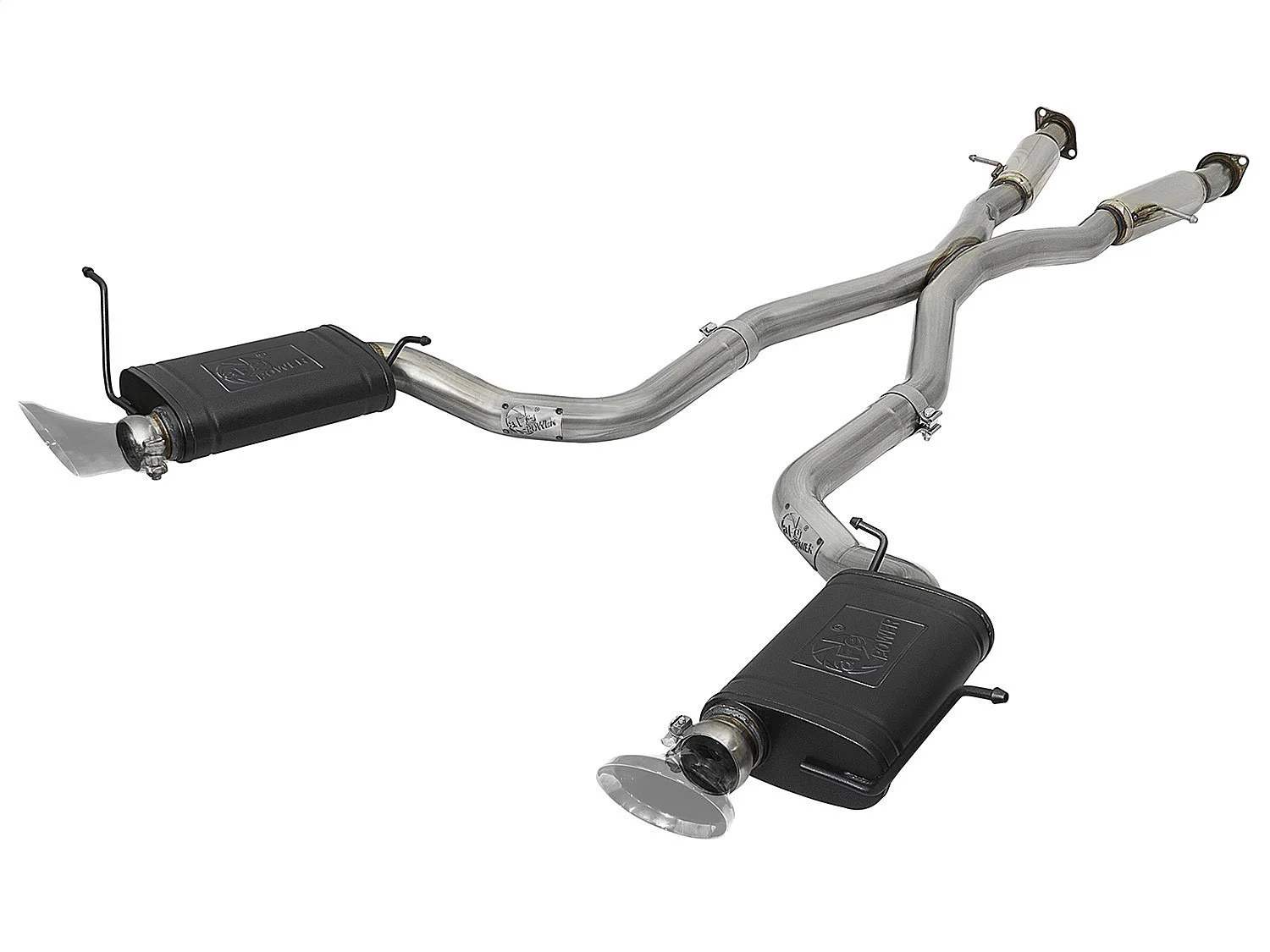 aFe Power  Mach Force XP 3" 304 Stainless Cat-Back Exhaust System for 12-19 Grand Cherokee SRT-8 & Trackhawk w/ 6.4L & 6.2L Hemi
