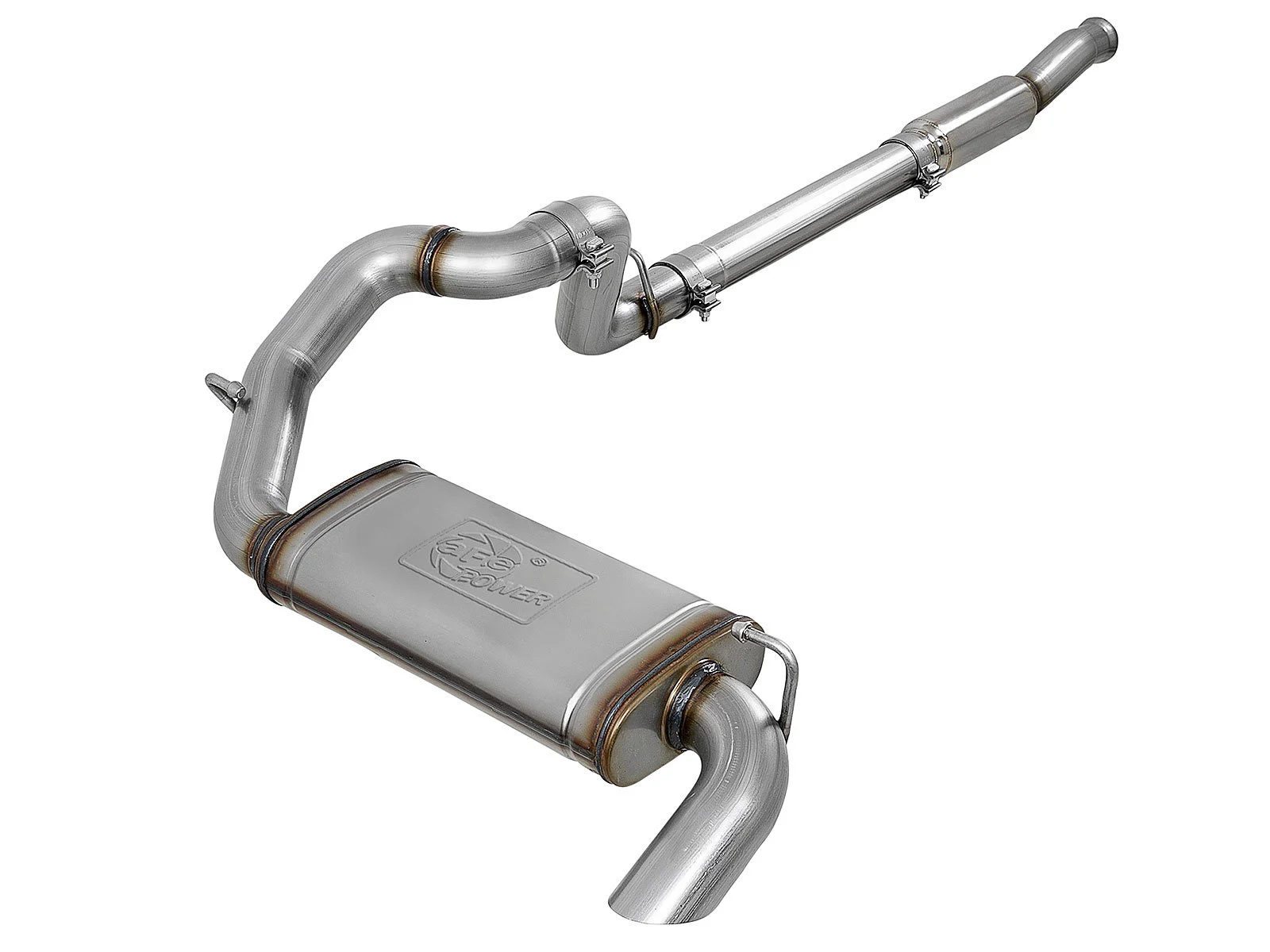 aFe Power 49-48079 Mach Force XP 3" 409 Stainless Hi-Tuck Cat-Back Exhaust System  for 18-22 Jeep Wrangler JL w/ 2.0L Engine