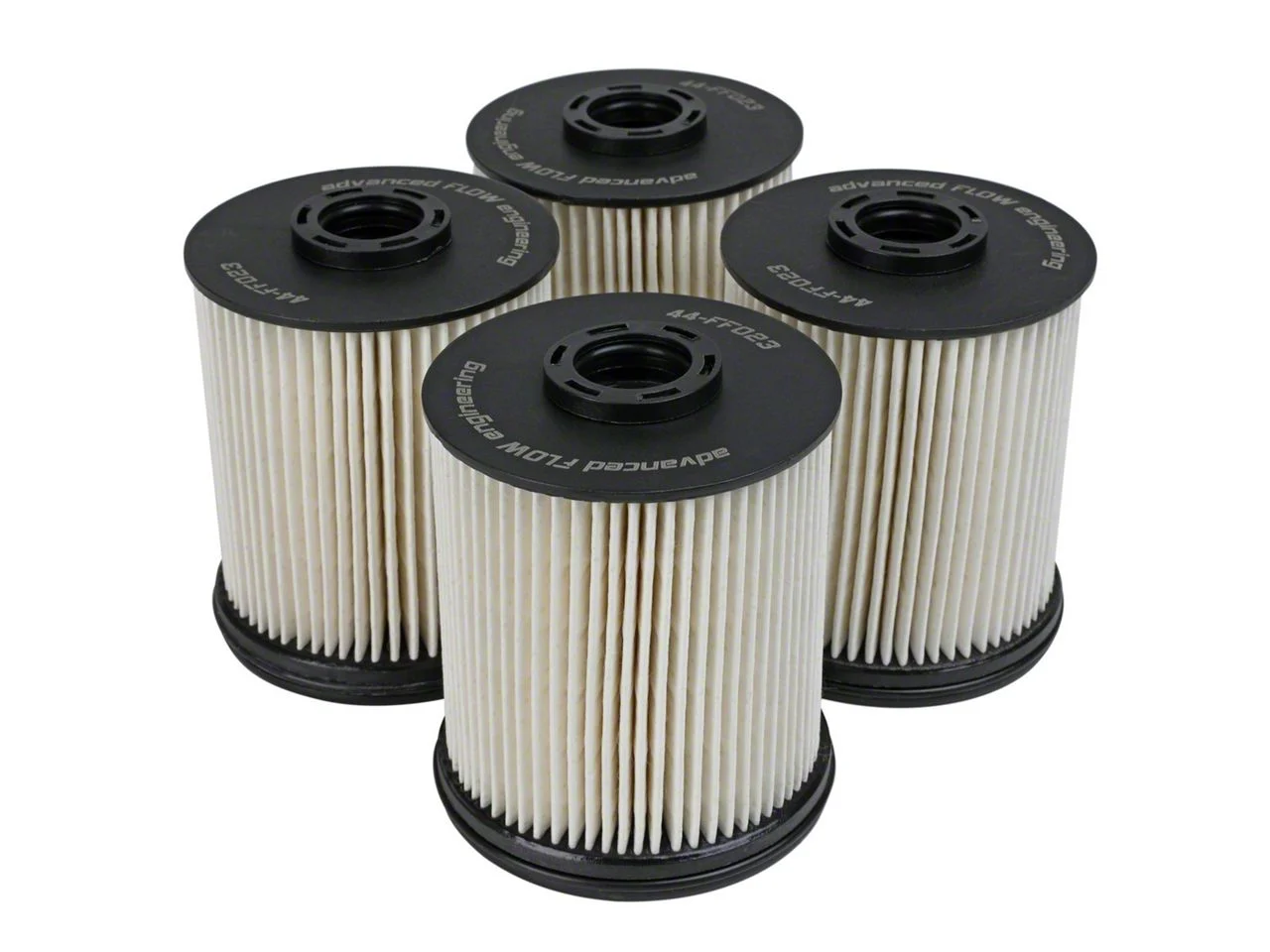 AFE Pro GUARD HD Fuel Filter; Set of Four (17-26 6.6L Duramax Sierra 3500 HD)