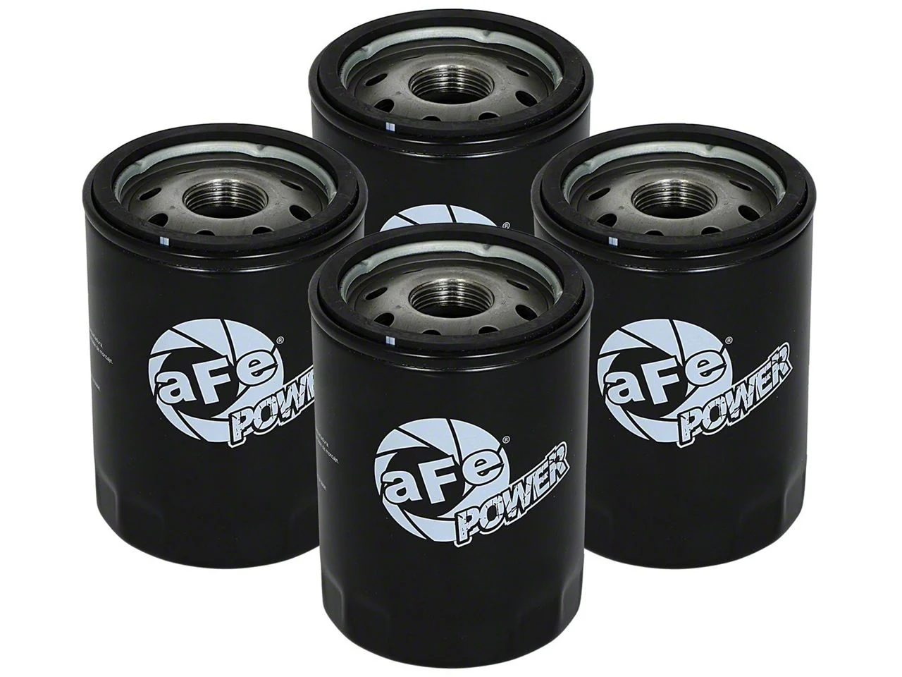 AFE Pro GUARD HD Oil Filter; Set of Four (20-26 6.6L Gas Sierra 3500 HD)