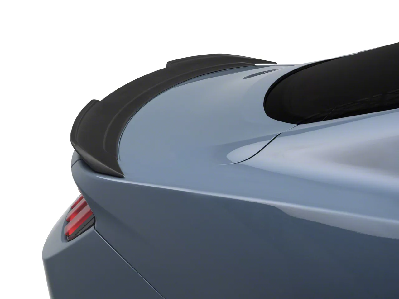 Air Design Rear Spoiler; Satin Black (24-26 Mustang Fastback)