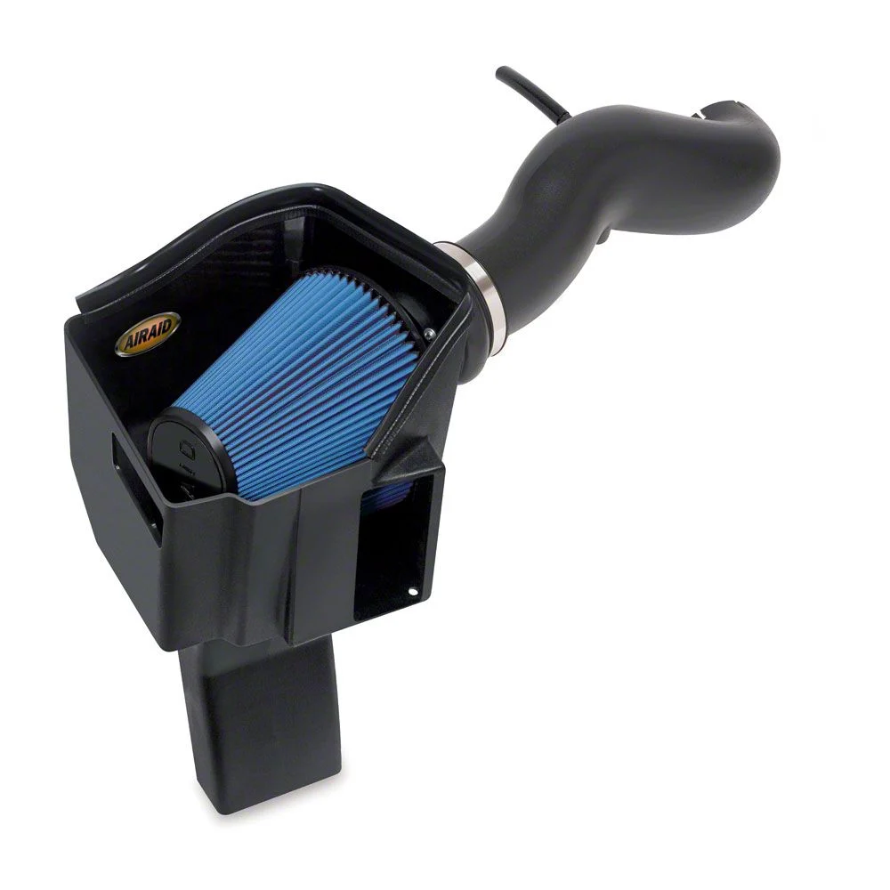 Airaid MXP Series Cold Air Intake with Blue SynthaMax Dry Filter (07-08 6.0L Sierra 3500 HD w/ Mechanical Cooling Fan)