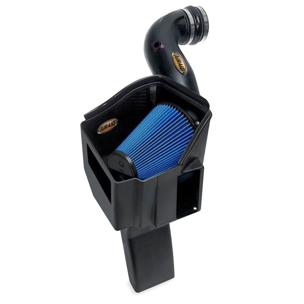 Airaid MXP Series Cold Air Intake with Blue SynthaMax Dry Filter (13-16 6.6L Duramax Sierra 3500 HD)