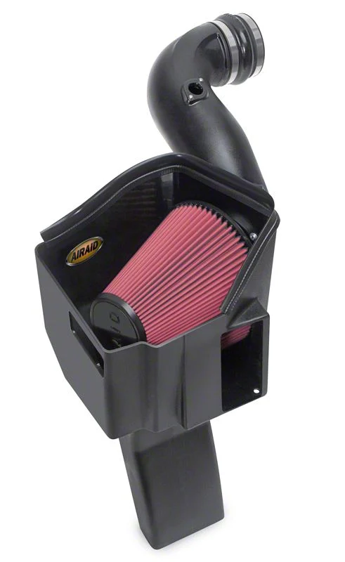 Airaid MXP Series Cold Air Intake with Red SynthaMax Dry Filter (07-10 6.6L Duramax Sierra 3500 HD)