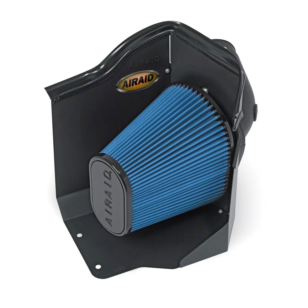 Airaid Performance Cold Air Intake with Blue SynthaMax Dry Filter (07-10 6.6L Duramax Sierra 3500 HD)