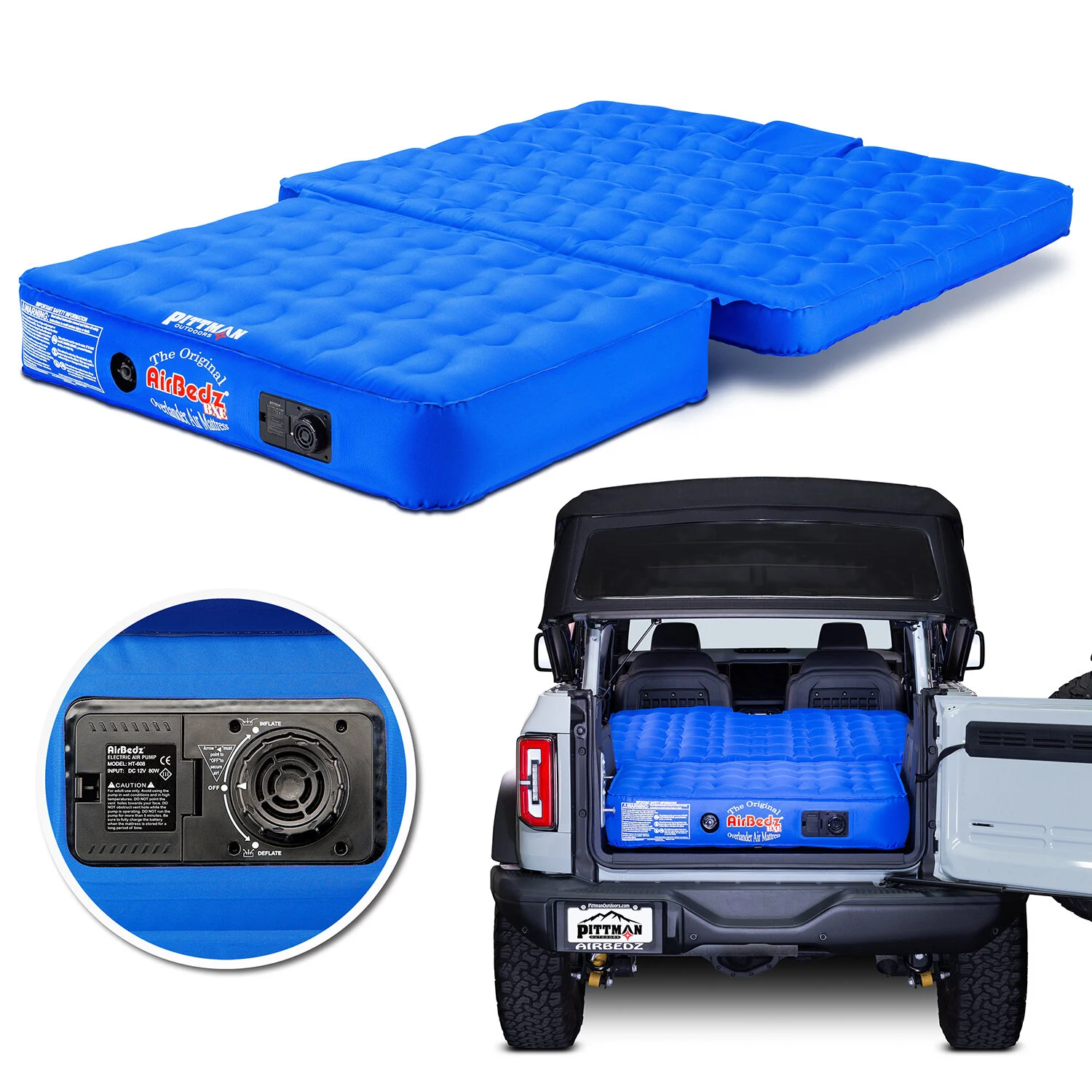 AirBedz  Inflatable Air Mattress for 21-26 Ford Bronco 4-Door   - 1-Piece for 21-26 Ford Bronco