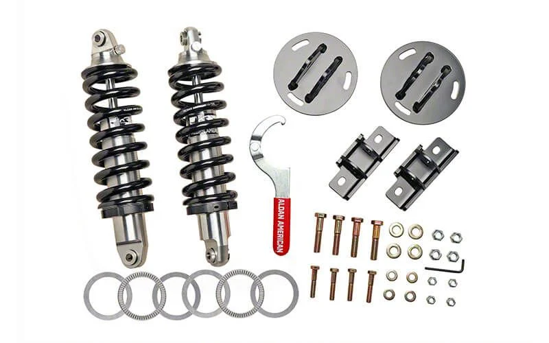 Aldan American Road Comp Series Single Adjustable Front Coil-Over Kit for 0 to 2-Inch Drop; 900 lb. Spring Rate (07-18 2WD Silverado 1500)