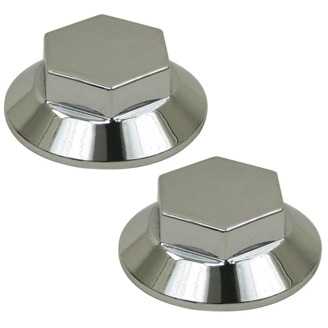 Aluminum Wheel Cap For Dune Buggy Spindle Mount Wheel, Pair