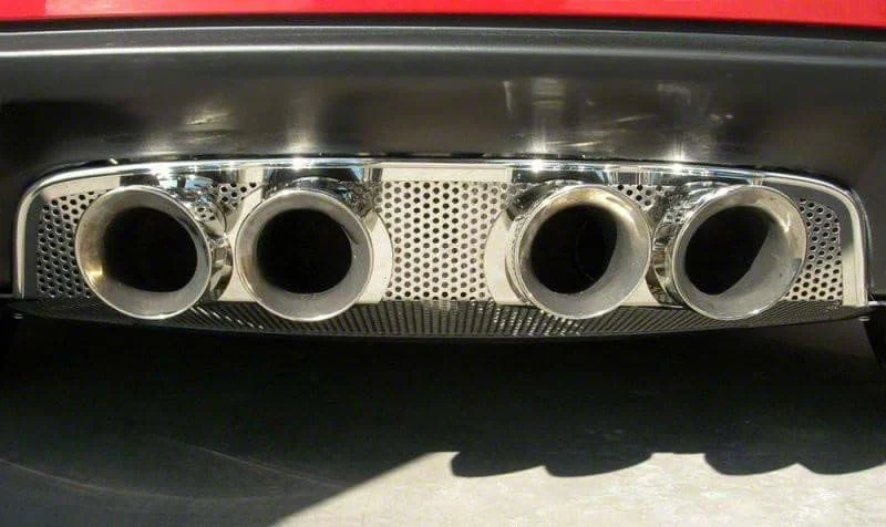 Exhaust Filler Panel; Stainless (05-13 Corvette C6 w/ Corsa Quad Pro Tips)