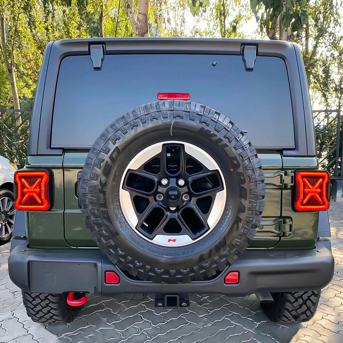 American Modified  Arrow LED Tail Lights with Smoked Black Lens for 07-26 Jeep Wrangler JK & JL for 07-18 Jeep Wrangler JK