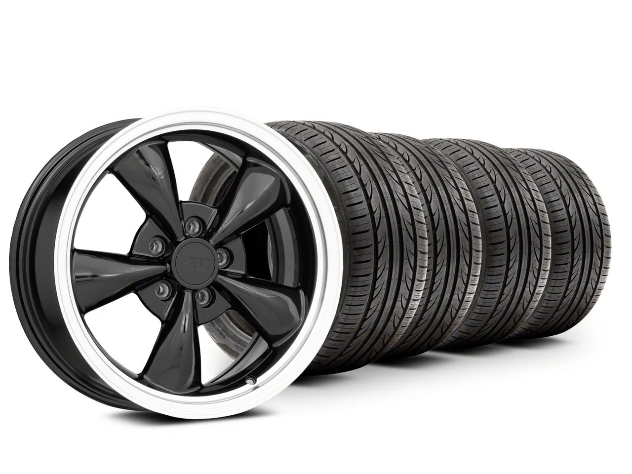 17x8 Bullitt & Lionhart All-Season LH-503 Tire Package (05-09 Mustang GT, V6)