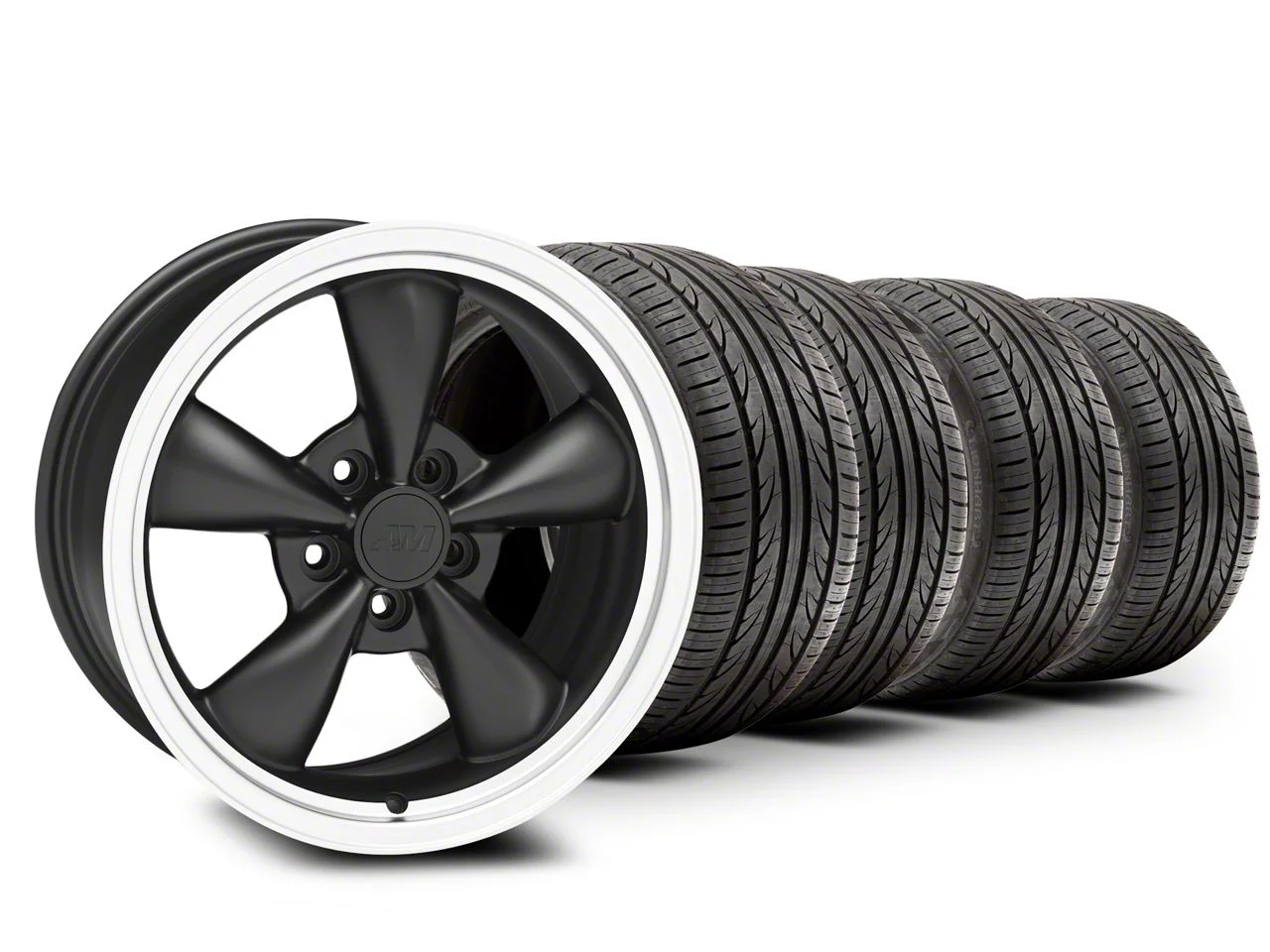 17x8 Bullitt & Lionhart All-Season LH-503 Tire Package (2010 Mustang GT; 10-14 Mustang V6)