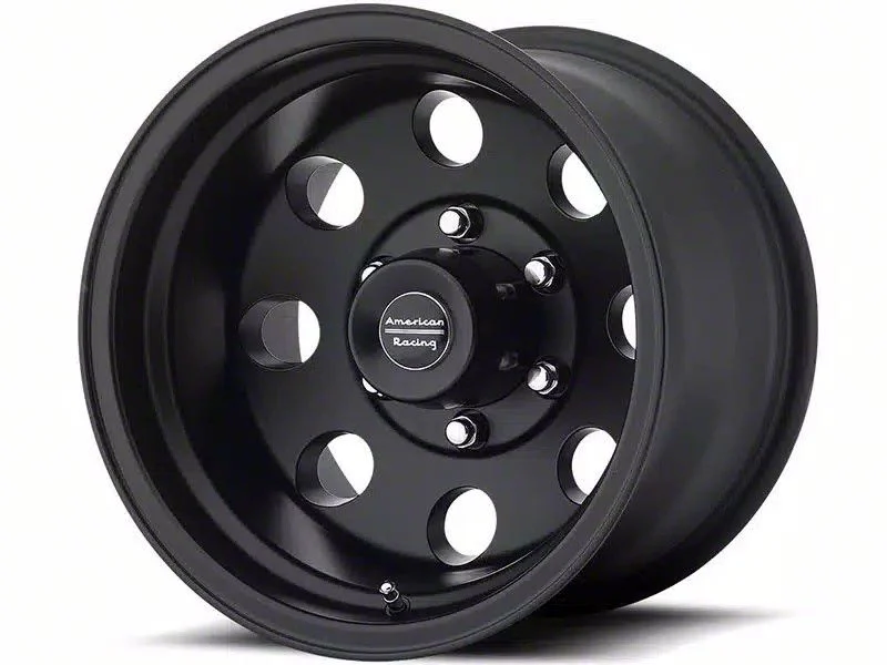 American Racing AR172 Baja Satin Black 8-Lug Wheel; 17x8; 0mm Offset (03-09 RAM 3500 SRW)
