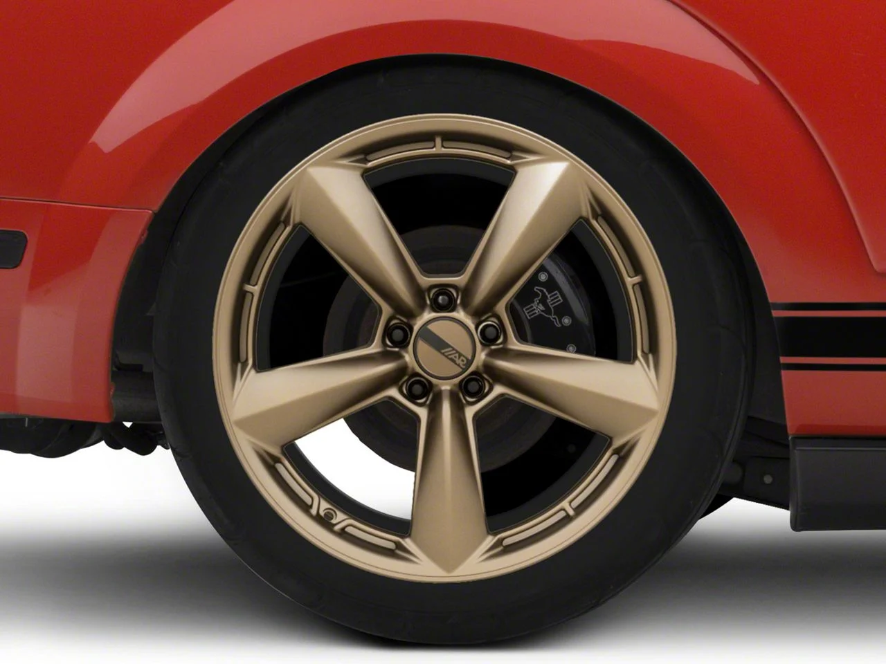 American Racing TTF Matte Bronze Wheel; Rear Only; 20x11; 50mm Offset (05-09 Mustang)