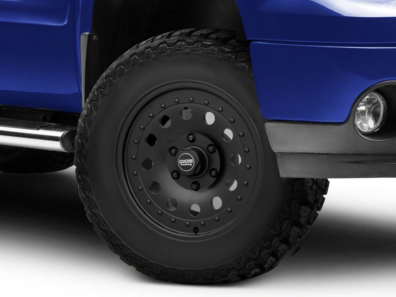 American Racing AR62 Outlaw II Satin Black 6-Lug Wheel; 17x8; 18mm Offset (07-13 Sierra 1500)