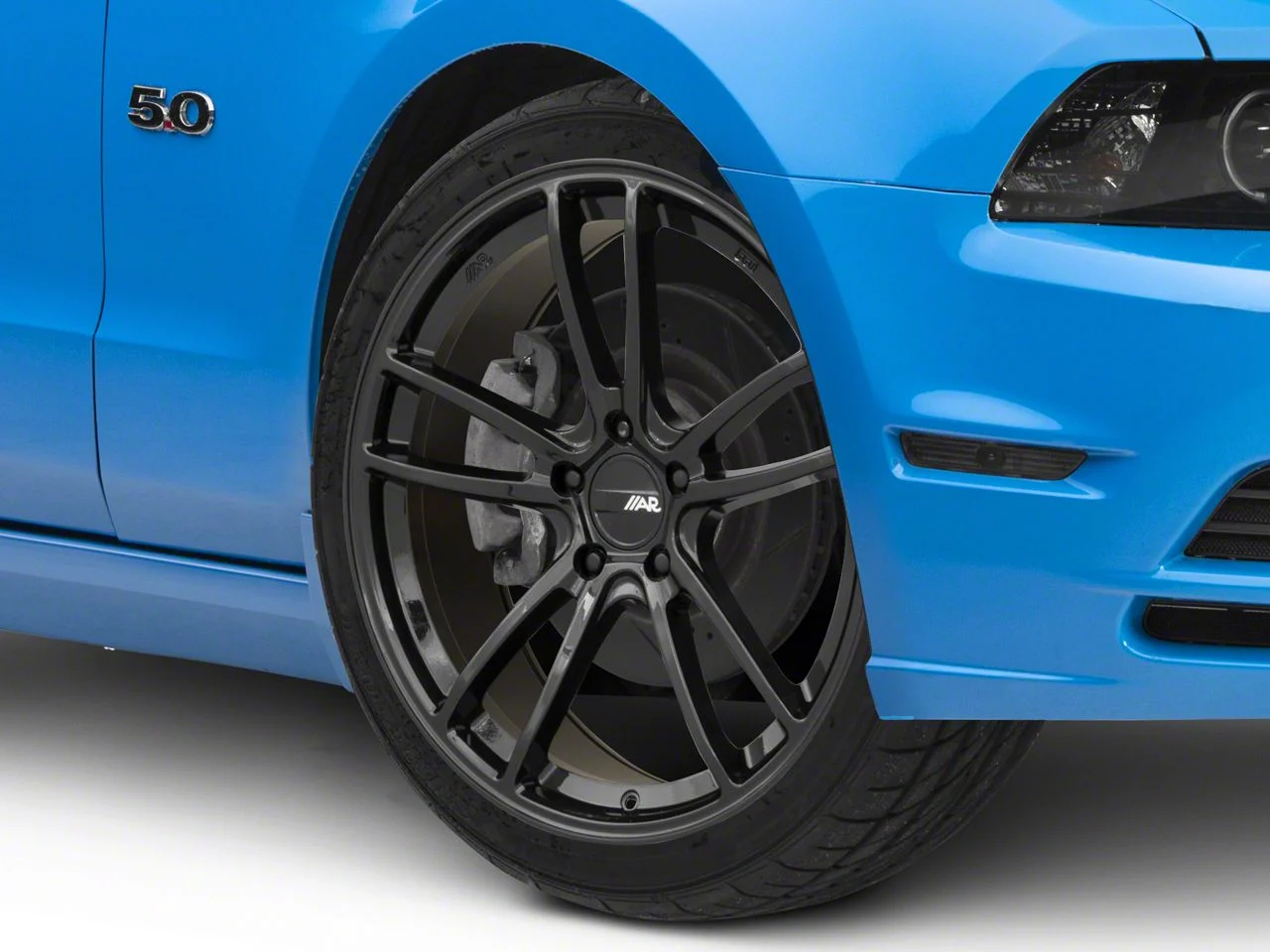 American Racing Mach Five Gloss Black Wheel; 20x10; 35mm Offset (10-14 Mustang)