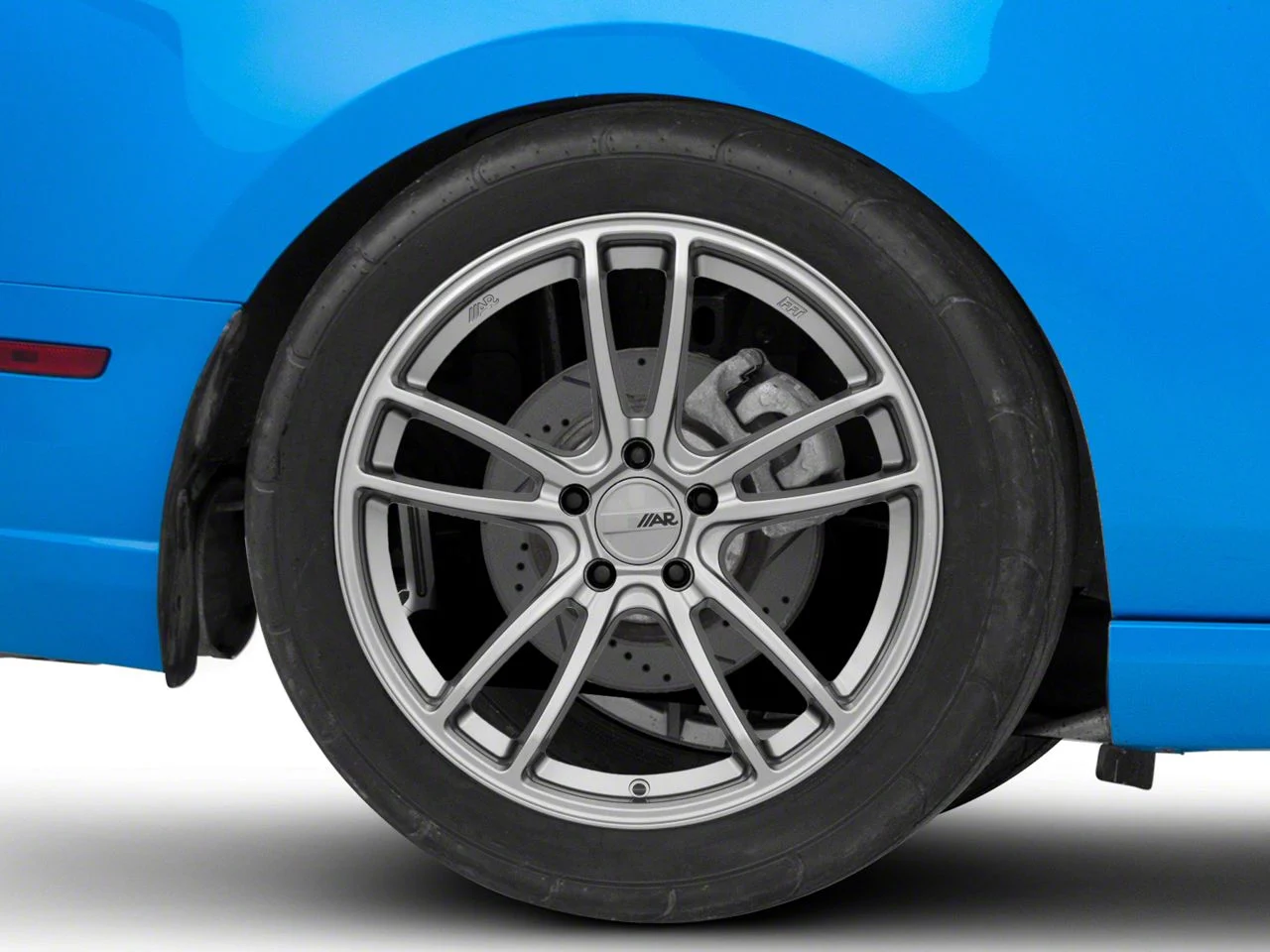 American Racing Mach Five Graphite Wheel; Rear Only; 20x11; 50mm Offset (10-14 Mustang)