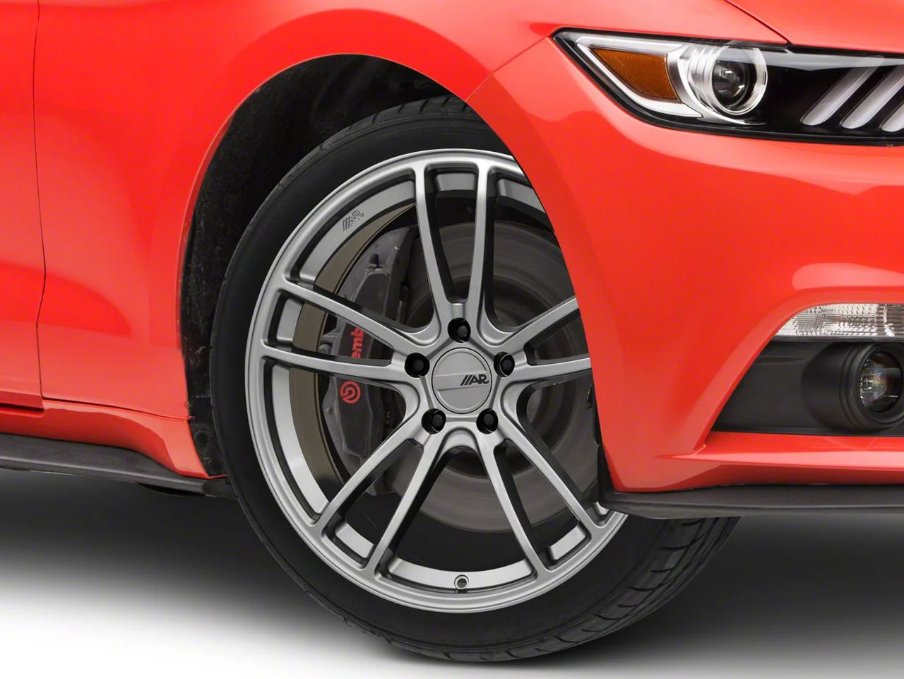 American Racing Mach Five Graphite Wheel; 20x10; 35mm Offset (15-23 Mustang, Excluding GT500)
