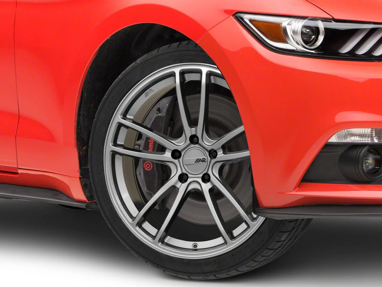 American Racing Mach Five Graphite Wheel; 20x11; 25mm Offset (15-23 Mustang, Excluding GT500)