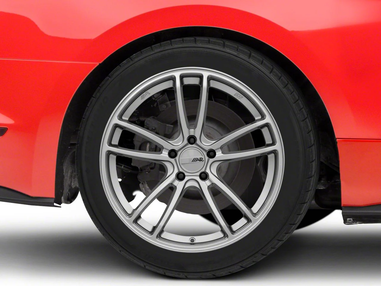 American Racing Mach Five Graphite Wheel; Rear Only; 20x11; 50mm Offset (15-23 Mustang, Excluding GT500)