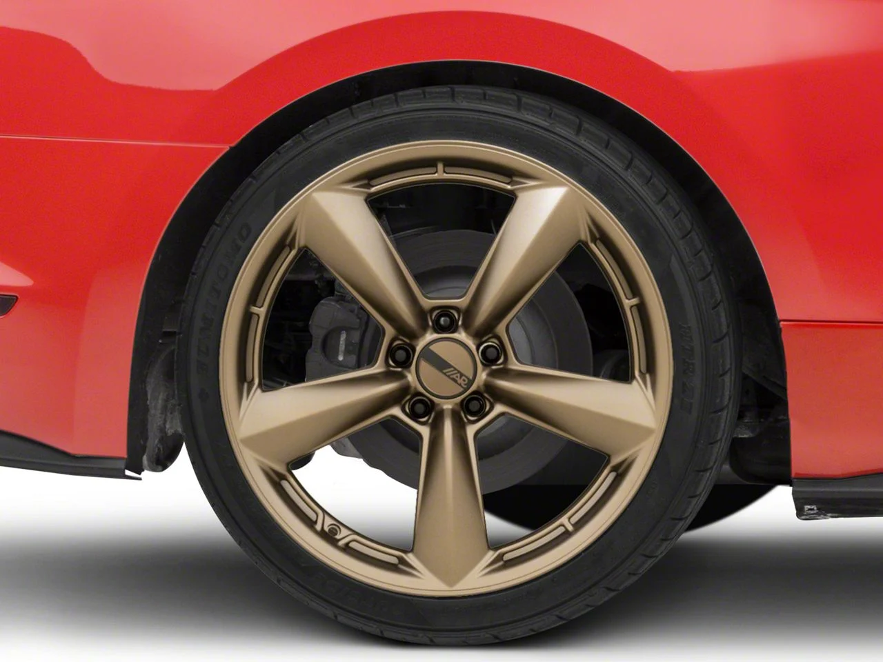 American Racing TTF Matte Bronze Wheel; Rear Only; 20x11; 50mm Offset (15-23 Mustang GT, EcoBoost, V6)