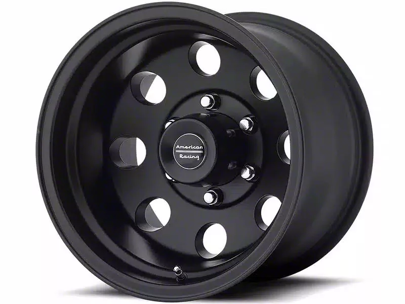 American Racing AR172 Baja Satin Black 8-Lug Wheel; 17x9; -12mm Offset (19-26 RAM 3500 SRW)