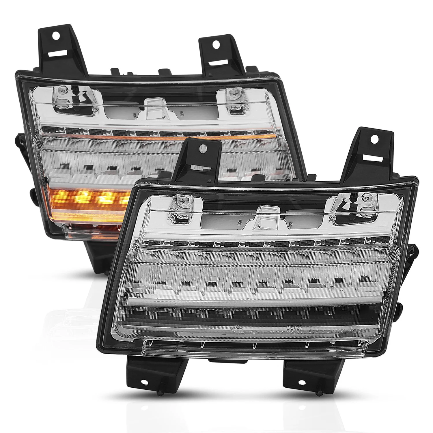 Anzo USA  L.E.D. Parking Light with Sequential Turn Signal for 18-22 Jeep Wrangler JL