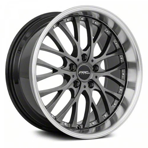 ARC AR6 Hyper Black Machine Lip Wheel; 18x9; 35mm Offset (17-23 AWD Challenger)