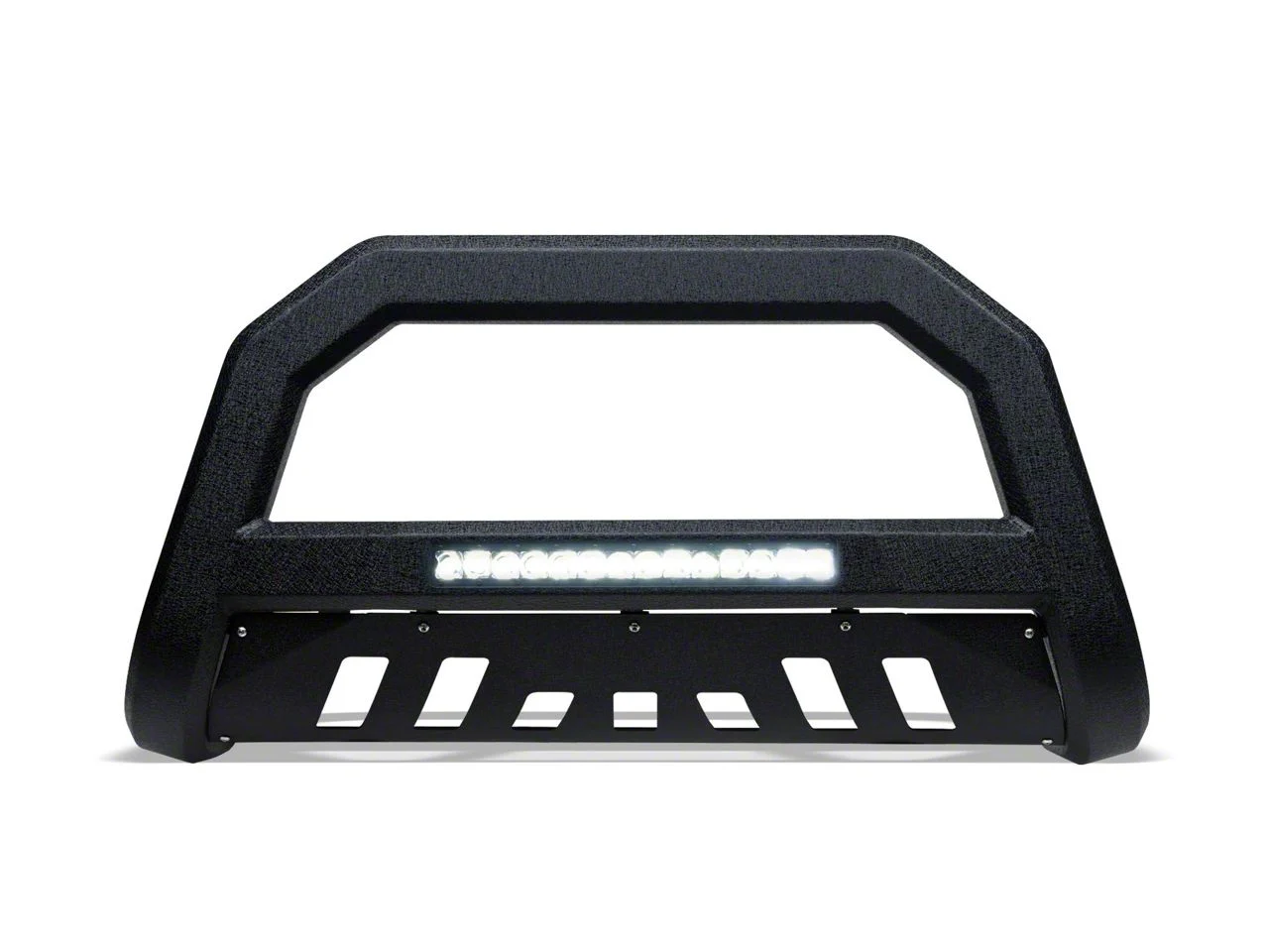 AR Series Bull Bar with LED Light Bar; Textured Black (06-08 RAM 1500, Excluding Laramie)