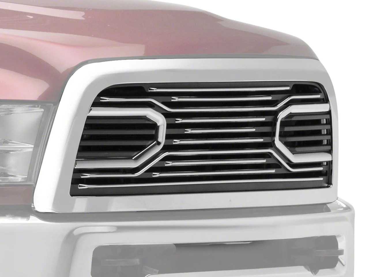 OE Style Upper Replacement Grille; Chrome (10-18 RAM 2500)