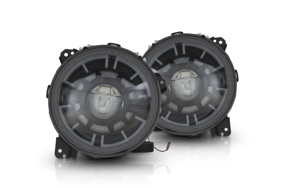 Attica 4x4 CHATT0657-BC Ark Series LED Headlights for 18-24 Jeep Wrangler JL & Gladiator JT