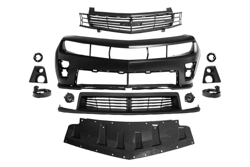 ZL1 Front Bumper Conversion; Unpainted (10-13 Camaro)