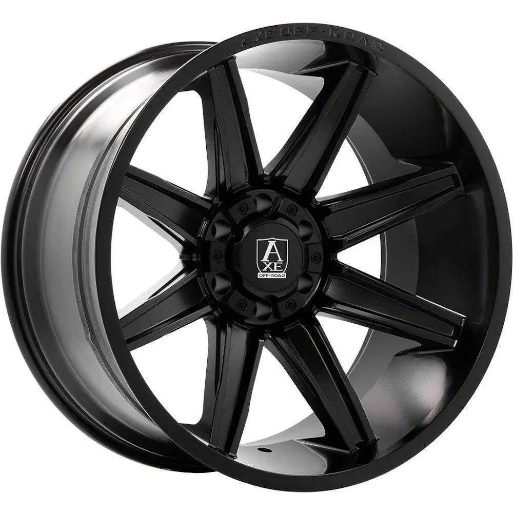 Axe Wheels Atremis Satin Black 6-Lug Wheel; 20x9.5; 15mm Offset (07-13 Sierra 1500)