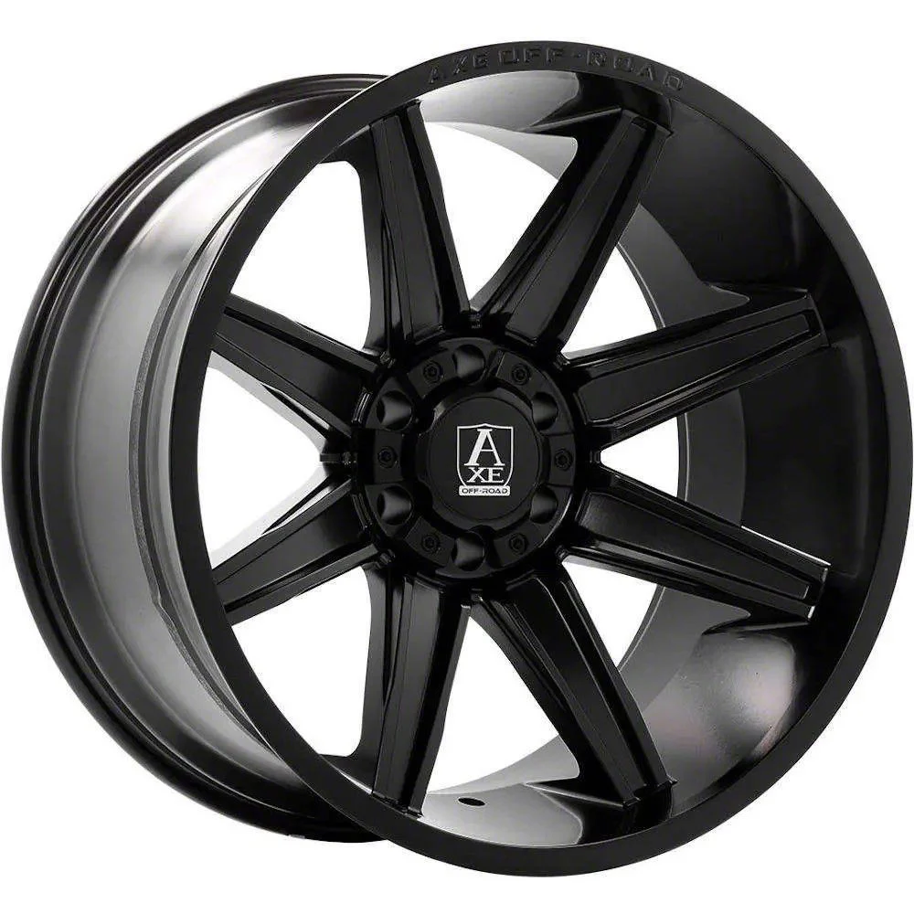 Axe Wheels Atremis Gloss Black Milled 6-Lug Wheel; 20x10; -19mm Offset (07-13 Silverado 1500)
