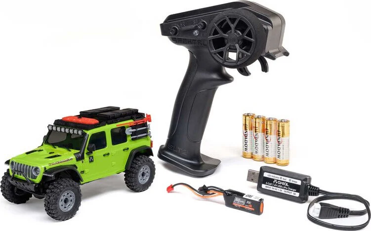 Axial  SCX30 Jeep Wrangler JLU 4x4 RTR Brushed Rock Crawler (1:30)