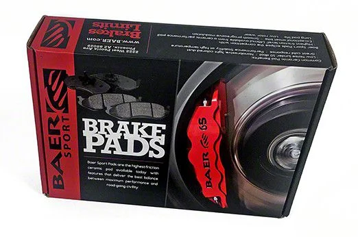 Baer Claw Ceramic Brake Pads; Front Pair (09-23 Challenger w/ Dual Piston Front Calipers)
