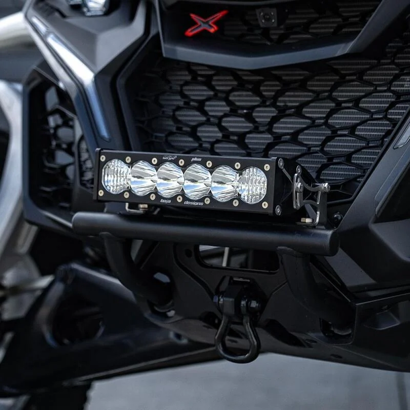 Baja Designs 2024+ Can-Am Maverick R 10in OnX6+ Push Bar Bumper Kit - Clear