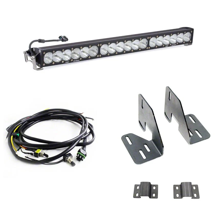 Baja Designs 30-Inch OnX6+ Grille Light Bar Kit (18-19 Sierra 3500 HD)