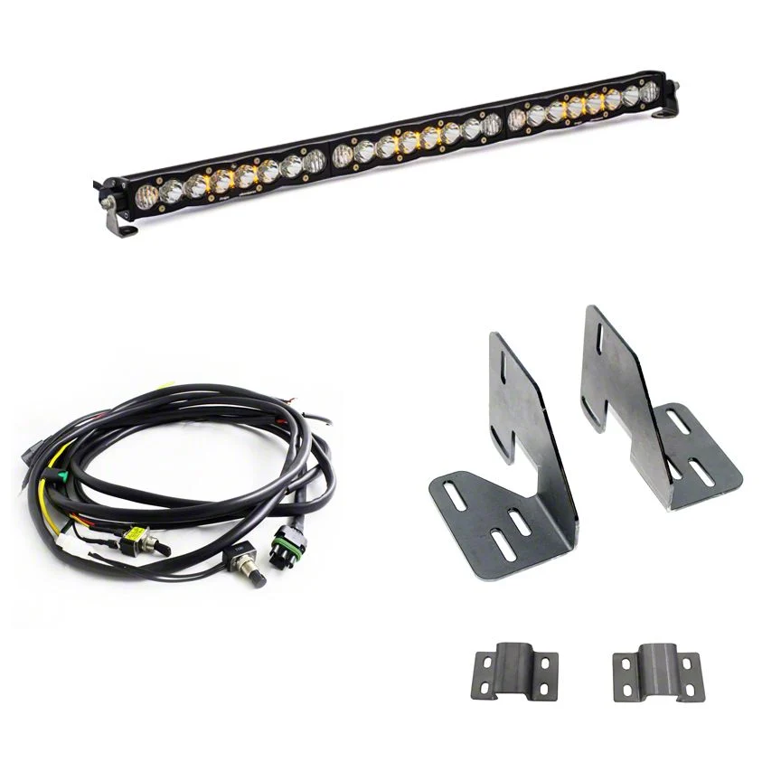 Baja Designs 30-Inch S8 Grille Light Bar Kit (18-19 Sierra 3500 HD)