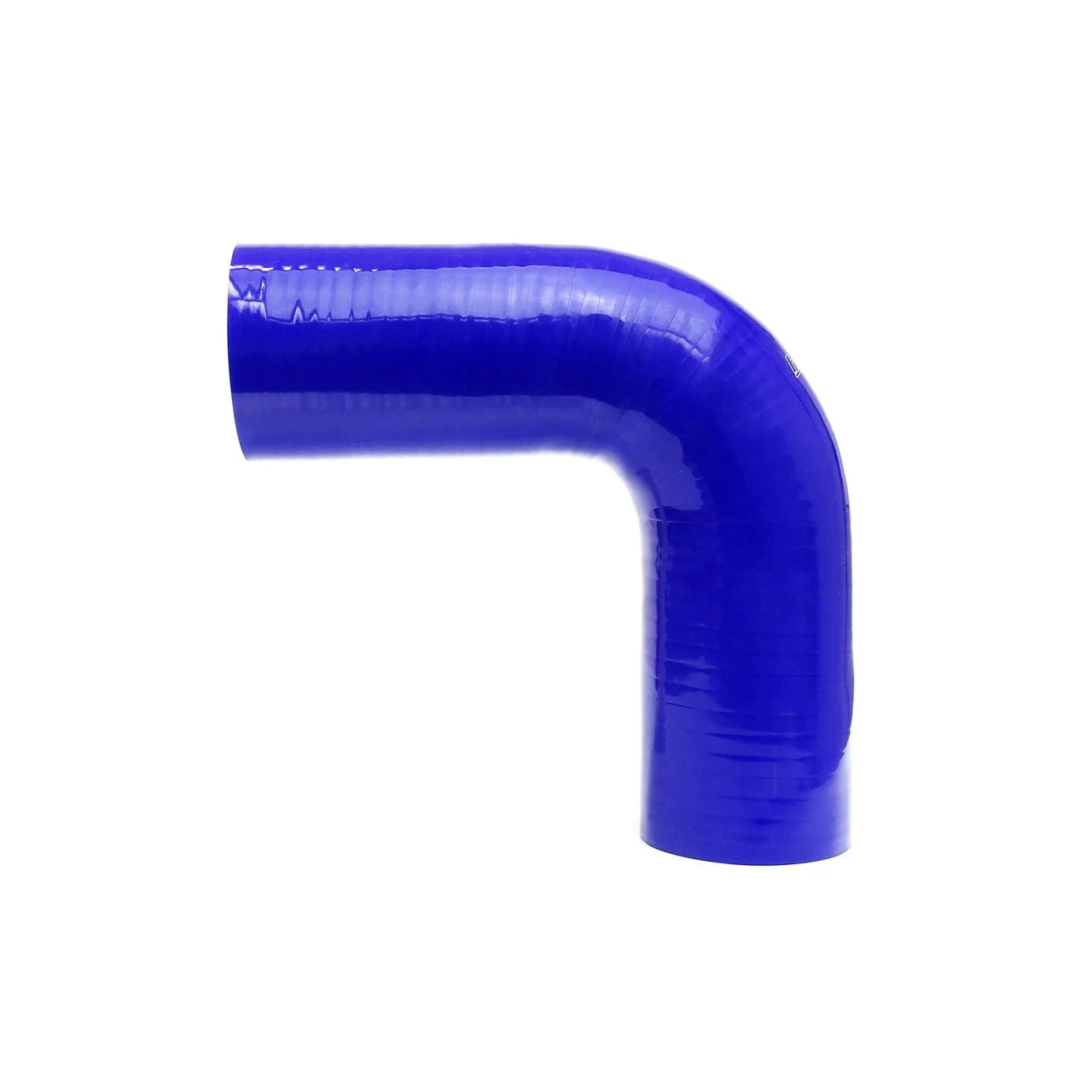HPS 1.5" ID High Temp 4-ply Reinforced Silicone 90 Degree Elbow Coupler Hose Blue (38mm ID)