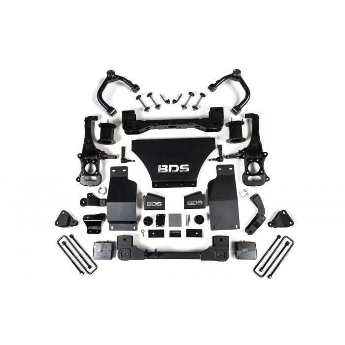BDS 6-Inch Suspension Lift Kit (19-26 4WD Sierra 1500 Denali w/ Adaptive Ride Control, Excluding Duramax)
