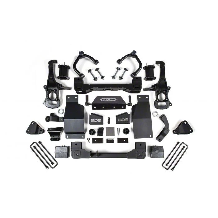 BDS 6-Inch Suspension Lift Kit (19-26 4WD 3.0L Duramax Sierra 1500 Denali w/ Adaptive Ride Control)