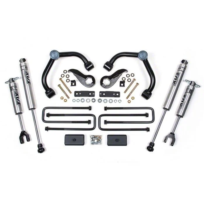 BDS 3-Inch Upper Control Arm Suspension Lift Kit with FOX 2.0 Performance Shocks (20-26 Sierra 2500 HD w/o Factory Overload Springs)