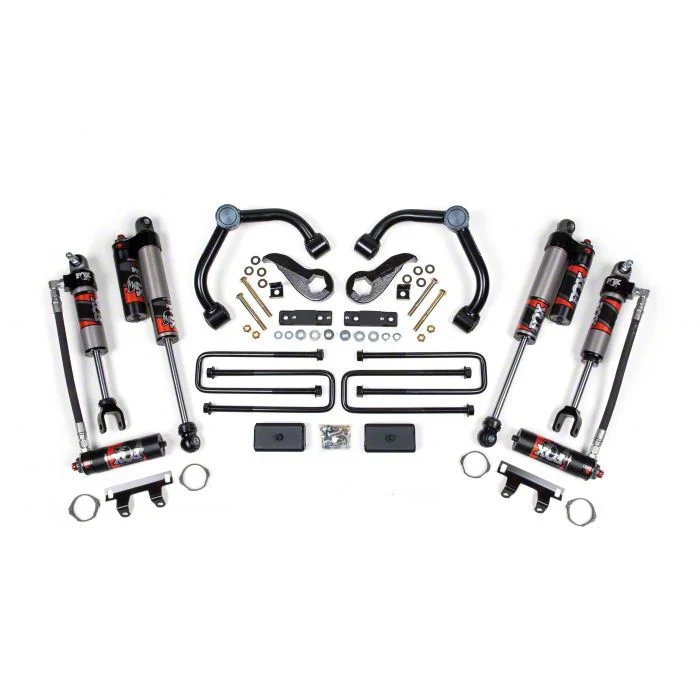 BDS 3-Inch Upper Control Arm Suspension Lift Kit with FOX 2.5 Performance Elite Shocks (20-26 Sierra 2500 HD w/o Factory Overload Springs)